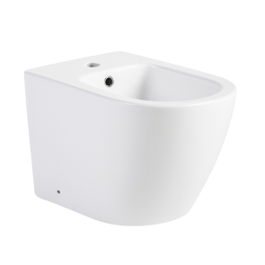 Биде напольное Qtap Jay 560х360х410 мм, White QT07443375W №1