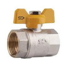 Кран шаровой Thermo Alliance Base 1/2" ВР для газа (бабочка) SD602G15