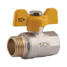 Кран кульовий Thermo Alliance Base 1/2" ВЗ для газу (метелик) SD607G15