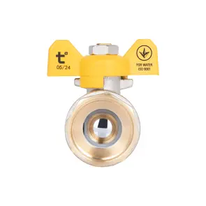 Кран шаровой Thermo Alliance Base 3/4" ВР для газа (бабочка) SD602G20 №7