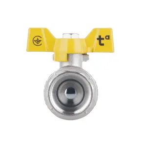 Кран кульовий Thermo Alliance Forte 1" ВР для газа (метелик) SF602G25 №6