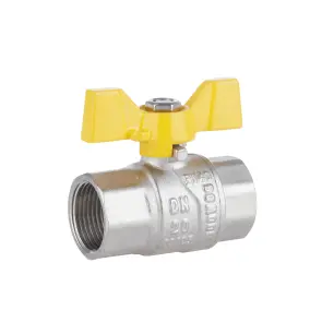 Кран шаровой Thermo Alliance Forte 3/4" ВР для газа (бабочка) SF602G20 №1