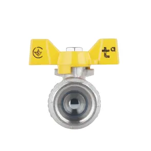 Кран шаровой Thermo Alliance Forte 3/4" ВР для газа (бабочка) SF602G20 №4