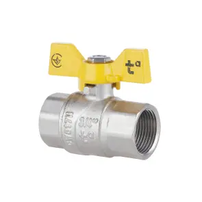 Кран шаровой Thermo Alliance Forte 3/4" ВР для газа (бабочка) SF602G20 №5