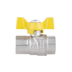 Кран шаровой Thermo Alliance Forte 1/2" ВР для газа (бабочка) SF602G15 №3