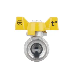 Кран шаровой Thermo Alliance Forte 1/2" ВР для газа (бабочка) SF602G15 №6