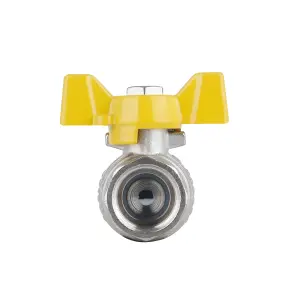 Кран кульовий Thermo Alliance Forte 1/2" ВЗ для газа (метелик) SF607G15 №2