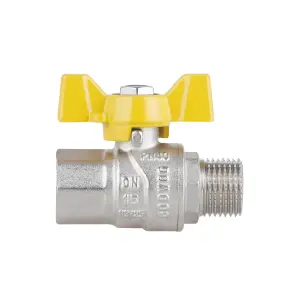Кран кульовий Thermo Alliance Forte 1/2" ВЗ для газа (метелик) SF607G15 №5