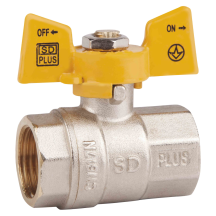 Кран шаровой Thermo Alliance Standart 1" ВР для газа (бабочка) SD602NG25PN40