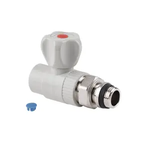 Кран кульовий радіаторний PPR Thermo Alliance 20х1/2" прямий №1