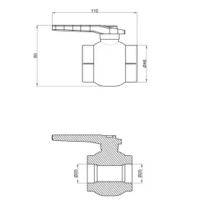 Кран кульовий PPR Thermo Alliance 25 №2
