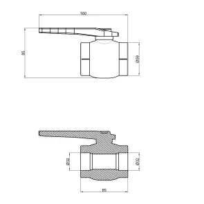 Кран кульовий PPR Thermo Alliance 32 №3