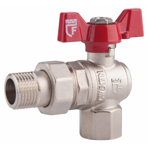 Кран шаровой "Американка" SD Forte 1" угловой SF221W25 №1