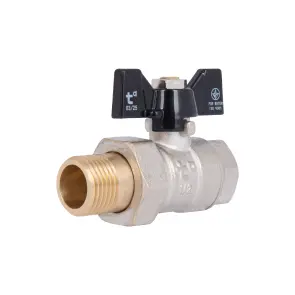 Кран шаровой "Американка" Thermo Alliance Base прямой 1/2" SD221W15 №1