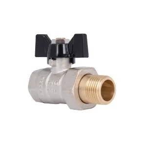 Кран шаровой "Американка" Thermo Alliance Base прямой 1/2" SD221W15 №3