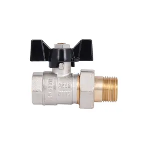 Кран шаровой "Американка" Thermo Alliance Base прямой 1/2" SD221W15 №5