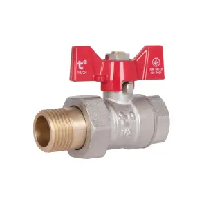 Кран шаровой "Американка" Thermo Alliance Standart прямой 1/2" SD220W15 №1