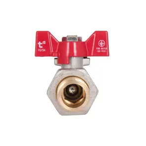 Кран шаровой "Американка" Thermo Alliance Standart прямой 1/2" SD220W15 №4