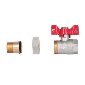 Кран шаровой "Американка" Thermo Alliance Standart прямой 1/2" SD220W15 №9