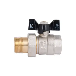 Кран шаровой "Американка" Thermo Alliance Base прямой 3/4" SD221W20 №3