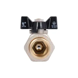 Кран шаровой "Американка" Thermo Alliance Base прямой 3/4" SD221W20 №4