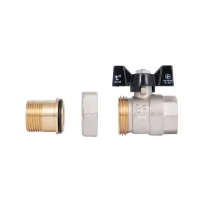 Кран шаровой "Американка" Thermo Alliance Base прямой 3/4" SD221W20 №9