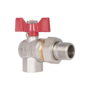 Кран шаровой "Американка" Thermo Alliance Standart угловой 1/2" SD222W15 №2
