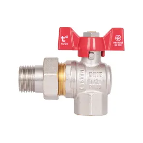 Кран шаровой "Американка" Thermo Alliance Standart угловой 1/2" SD222W15 №3