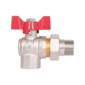Кран шаровой "Американка" Thermo Alliance Standart угловой 1/2" SD222W15 №4