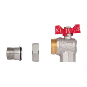 Кран шаровой "Американка" Thermo Alliance Standart угловой 3/4" SD222W20 №10