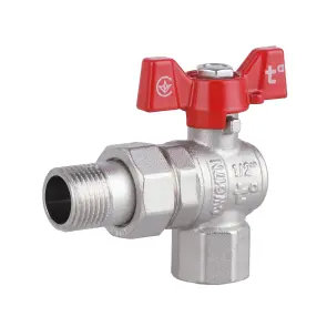 Кран шаровой "Американка" SD Forte 1/2 угловой SF221W15 №1