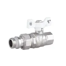 Кран кульовий "Американка" Thermo Alliance Forte 1/2" з антипротіканням прямий SF222W15