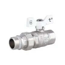 Кран кульовий "Американка" Thermo Alliance Forte 3/4" з антипротіканням прямий SF222W20