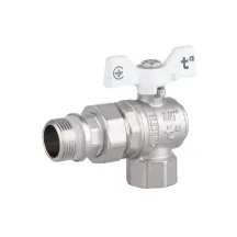 Кран кульовий "Американка" Thermo Alliance Forte 3/4" з антипротіканням кутовий SF223W20