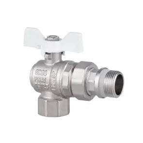 Кран шаровой "Американка" Thermo Alliance Forte 3/4" с антипротеканием угловой SF223W20 №2