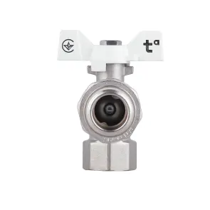 Кран шаровой "Американка" Thermo Alliance Forte 3/4" с антипротеканием угловой SF223W20 №3