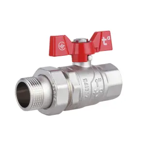 Кран шаровой "Американка" Thermo Alliance Forte 1" прямой SF220W25 №1