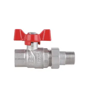 Кран шаровой "Американка" Thermo Alliance Forte 1/2" прямой SF220W15 №13