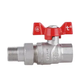 Кран шаровой "Американка" Thermo Alliance Forte 1/2" прямой SF220W15 №15