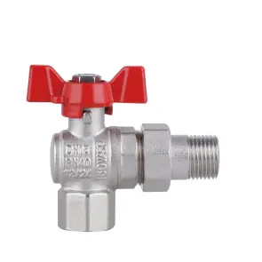 Кран шаровой "Американка" SD Forte 1/2 угловой SF221W15 №12