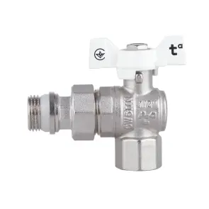Кран шаровой "Американка" Thermo Alliance Forte 1/2" с антипротеканием угловой SF223W15 №11