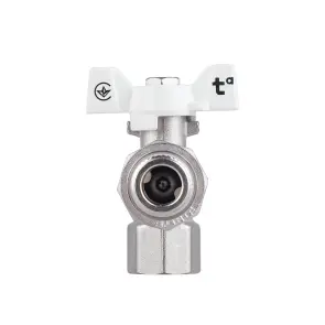 Кран шаровой "Американка" Thermo Alliance Forte 1/2" с антипротеканием угловой SF223W15 №12