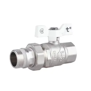 Кран шаровой "Американка" Thermo Alliance Forte 1" с антитечкой прямой SF222W25 №10