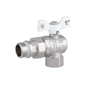 Кран шаровой "Американка" Thermo Alliance Forte 3/4" с антипротеканием угловой SF223W20 №9