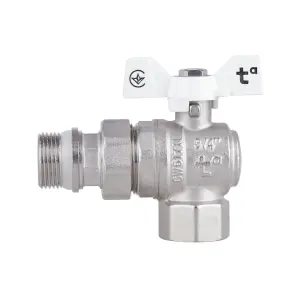 Кран шаровой "Американка" Thermo Alliance Forte 3/4" с антипротеканием угловой SF223W20 №12
