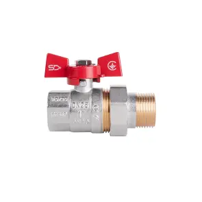 Кран шаровой "Американка" Thermo Alliance Standart 1" ВЗ прямой SD220NW25PN40 №2