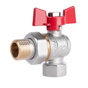 Кран кульовий "Американка" Thermo Alliance Standart 1/2" ВЗ кутовий SD222NW15PN40 №2