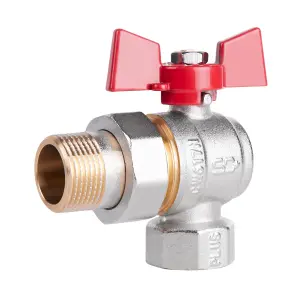 Кран кульовий "Американка" Thermo Alliance Standart 3/4" ВЗ кутовий SD222NW20PN40 №1