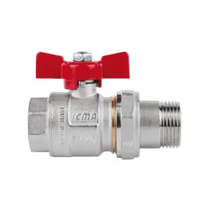 Кран кульовий "Американка" Icma 3/4" прямий №347 №2