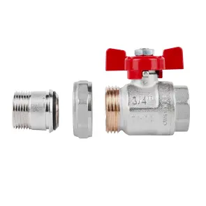 Кран кульовий "Американка" Icma 3/4" прямий №347 №4